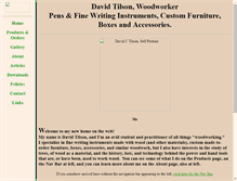 Tablet Screenshot of davidtilson.com